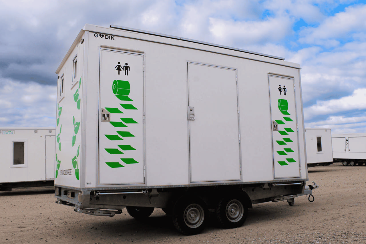 Vacuum toiletvogn med 4 toiletter - SOLAR 