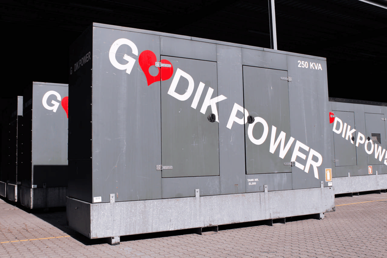 Diesel generator, 250 kVA