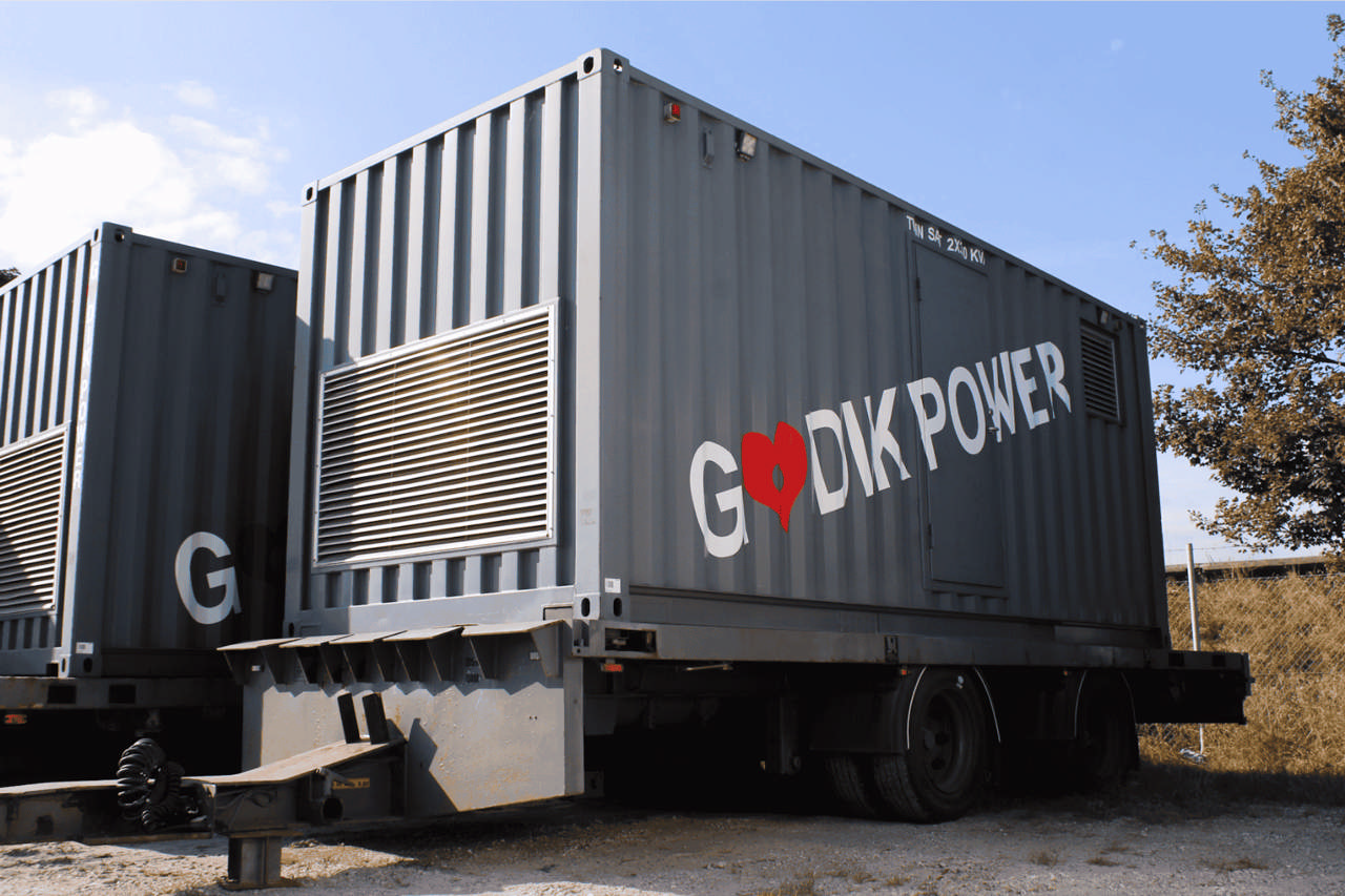 Diesel generator 2x300 kVA Twin