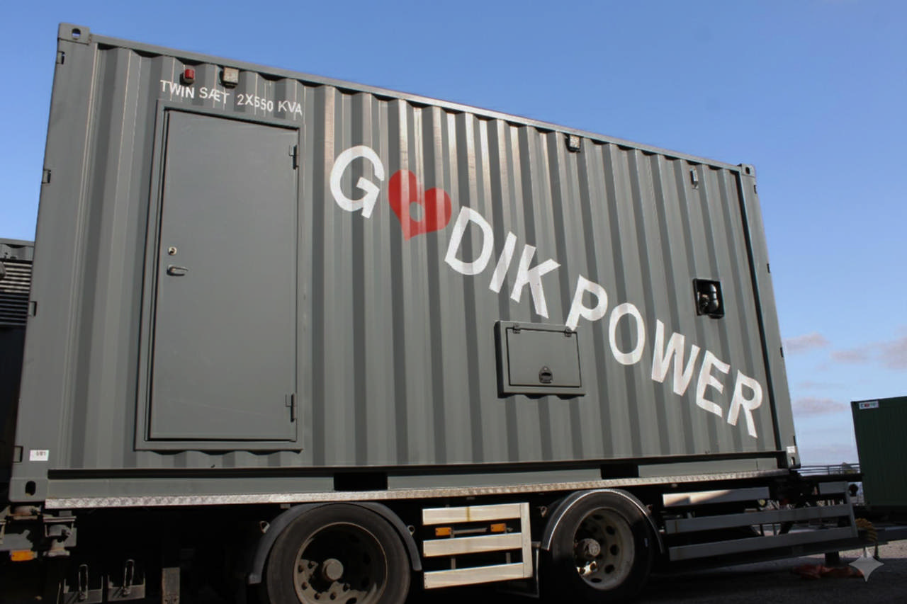 Diesel generator 2x550 kVA Twin