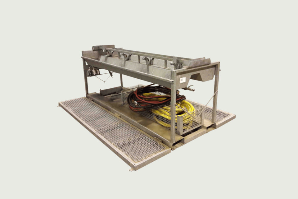 Vaskeunit med 8 berøringsfrie armaturer - Håndvaske og vandposter