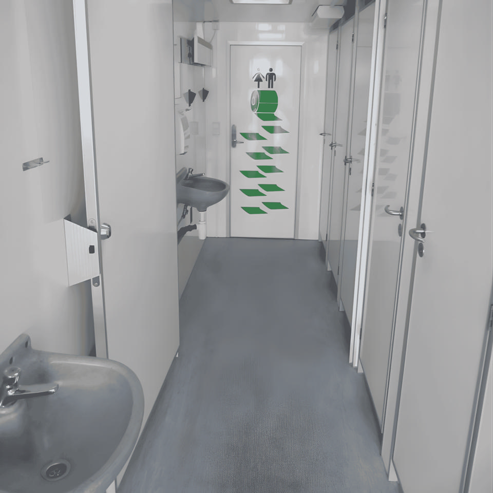 Luksus toiletvogn med 10 toiletter - Toiletter med skyl