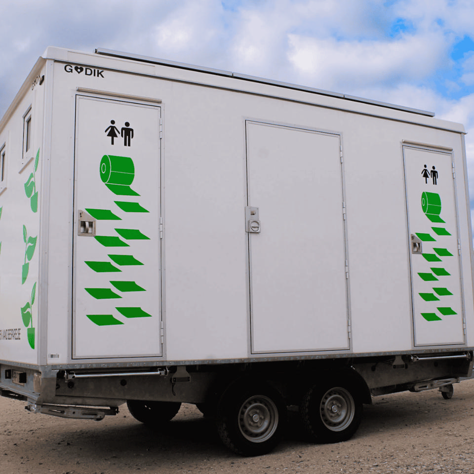 Vacuum toiletvogn med 4 toiletter - SOLAR - Vacuumtoiletter