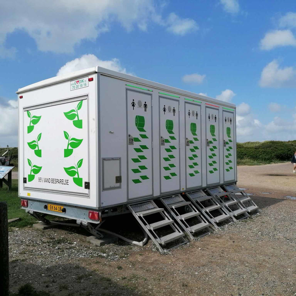 Vacuum toiletvogn med 10 toiletter - Vacuumtoiletter