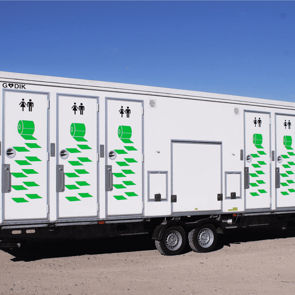 Vacuum toiletvogn med 12 toiletter - Vacuumtoiletter