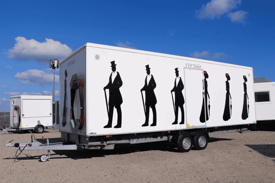 VIP vacuum toiletvogn med 6 toiletter (M/K) - Vacuumtoiletter