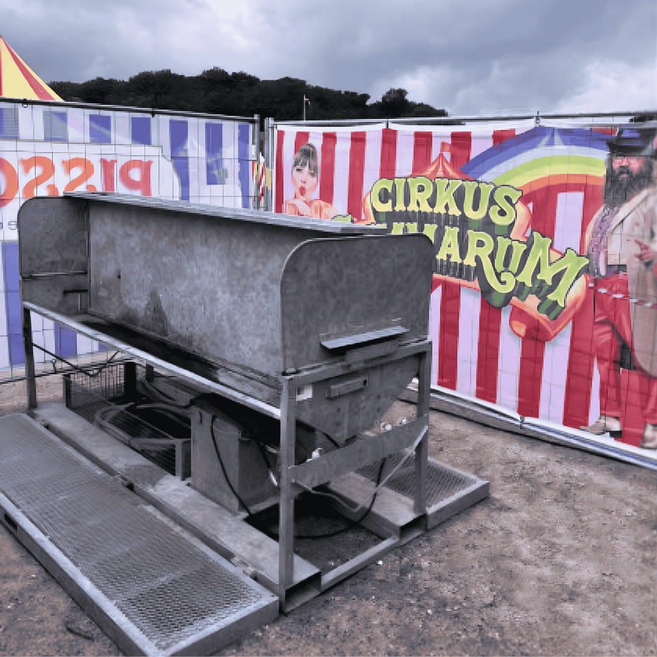 Urinalunit med afløbspumpe for 8 personer - Urinaler