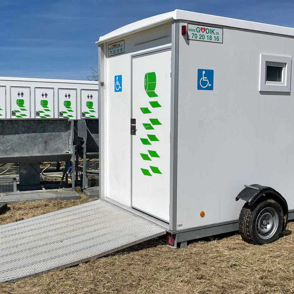 Handicap toiletvogn / puslevogn - Pusle- og Handicaptoiletter