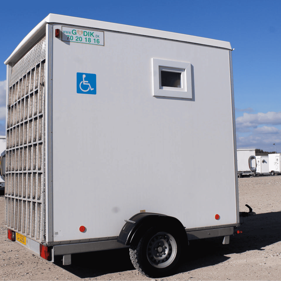 Handicap toiletvogn / puslevogn - Pusle- og Handicaptoiletter
