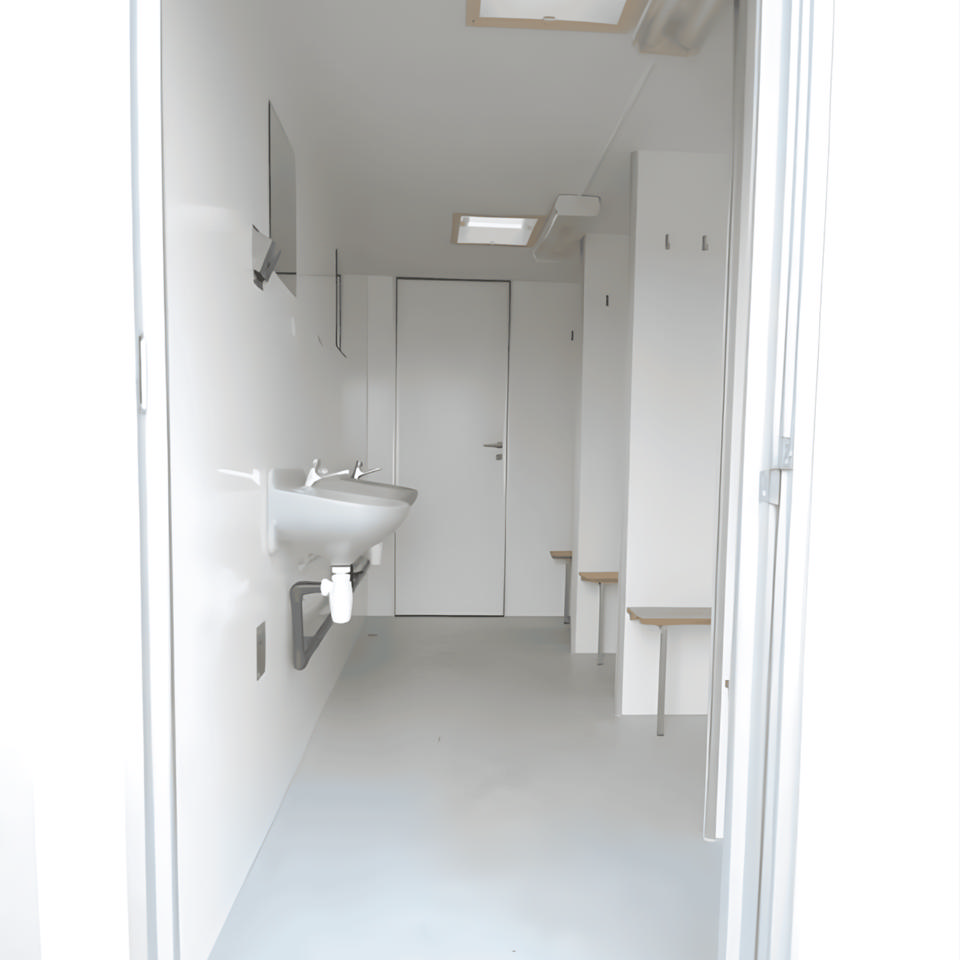 Badevogn til 8 personer m. oliefyr - Badvogne- og moduler