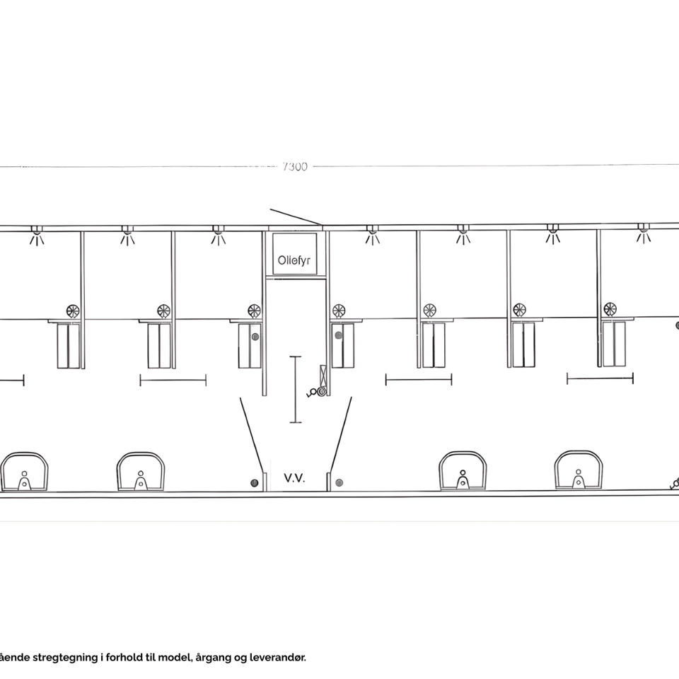 Badevogn til 8 personer m. oliefyr - Badvogne- og moduler