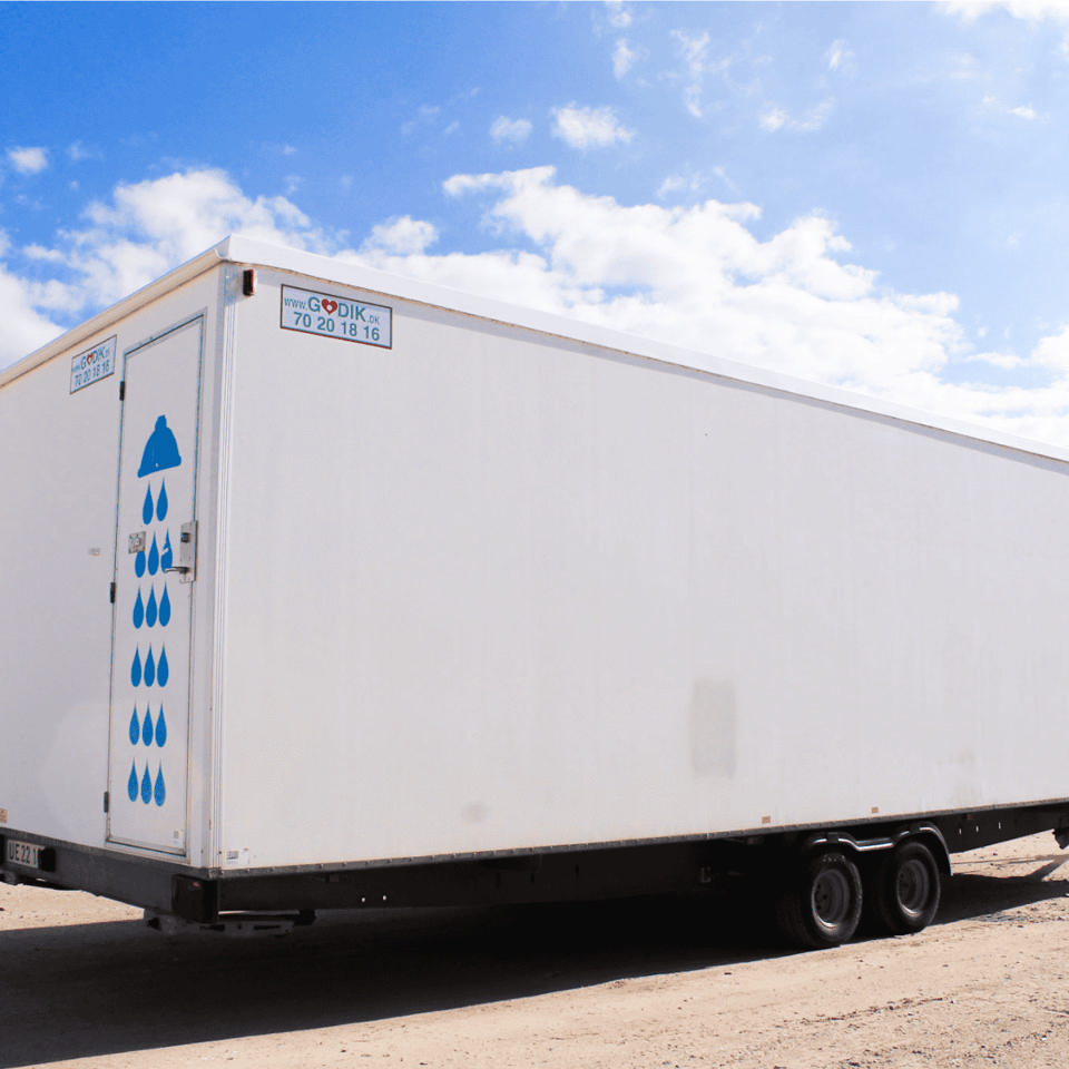 Badevogn til 8 personer m. oliefyr - Badvogne- og moduler