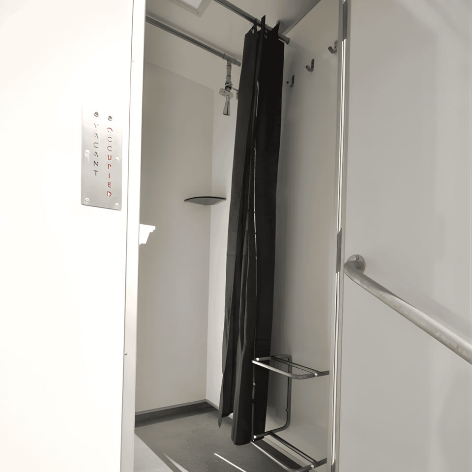 Badevogn til 12 personer m. oliefyr - Badvogne- og moduler