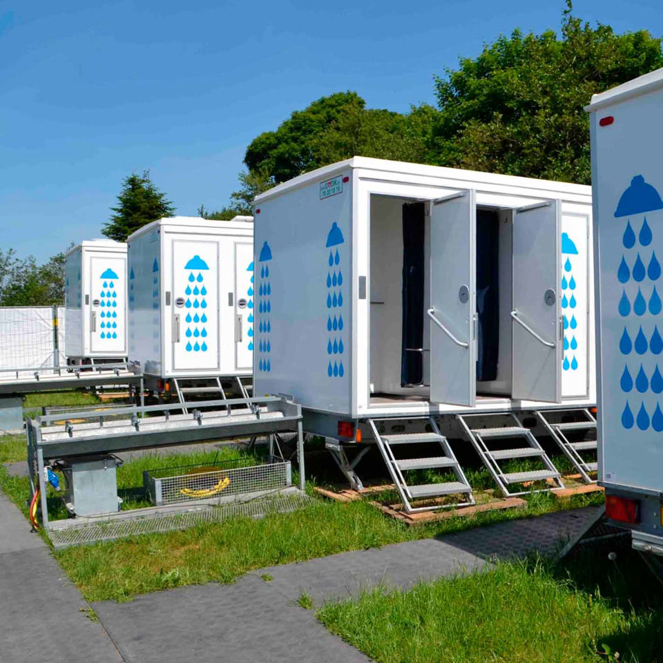 Badevogn til 12 personer m. oliefyr - Badvogne- og moduler