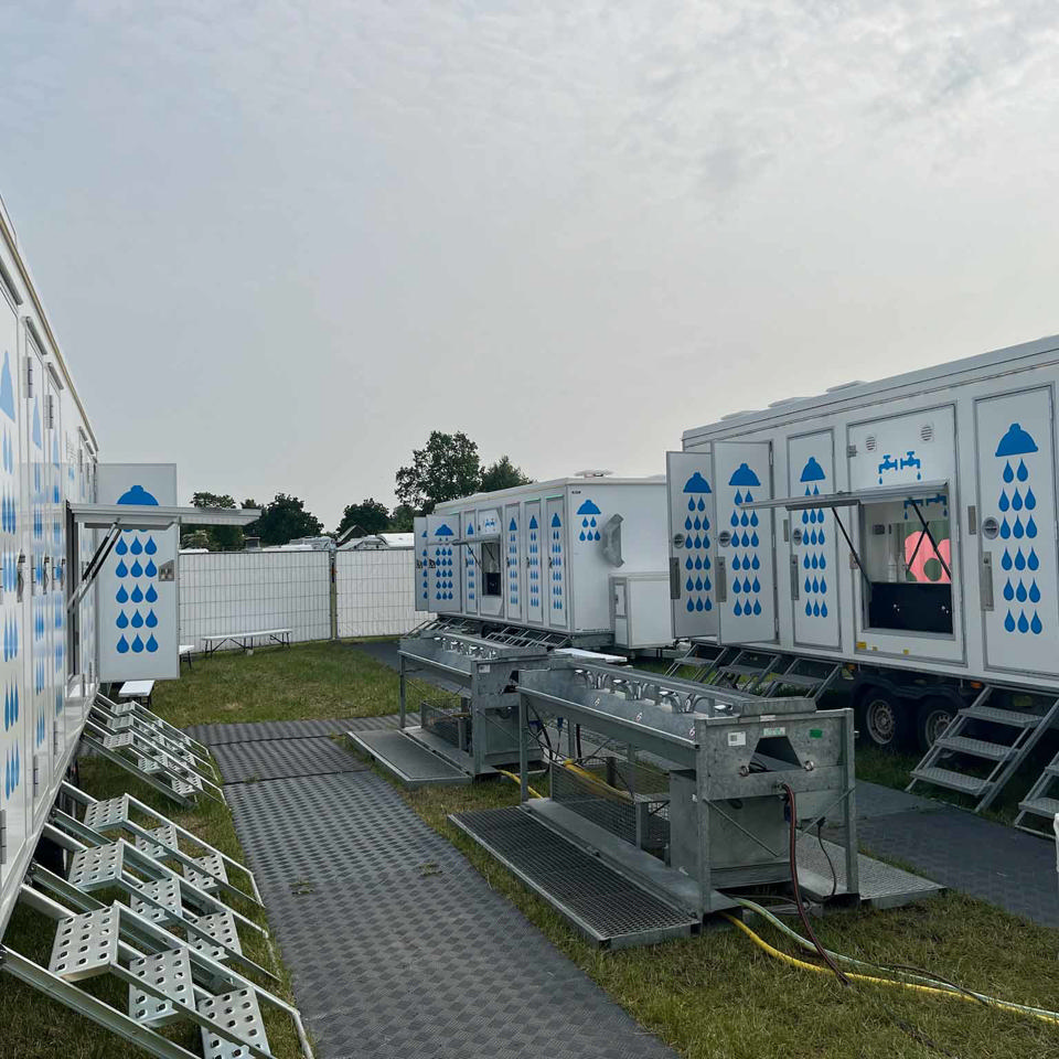 Badevogn til 12 personer m. oliefyr - Badvogne- og moduler