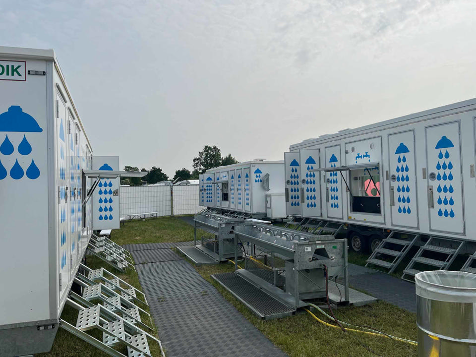 Badevogn til 12 personer m. oliefyr - Badvogne- og moduler