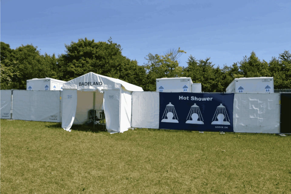 Badeland med 3 stk. badevogne - Badeland