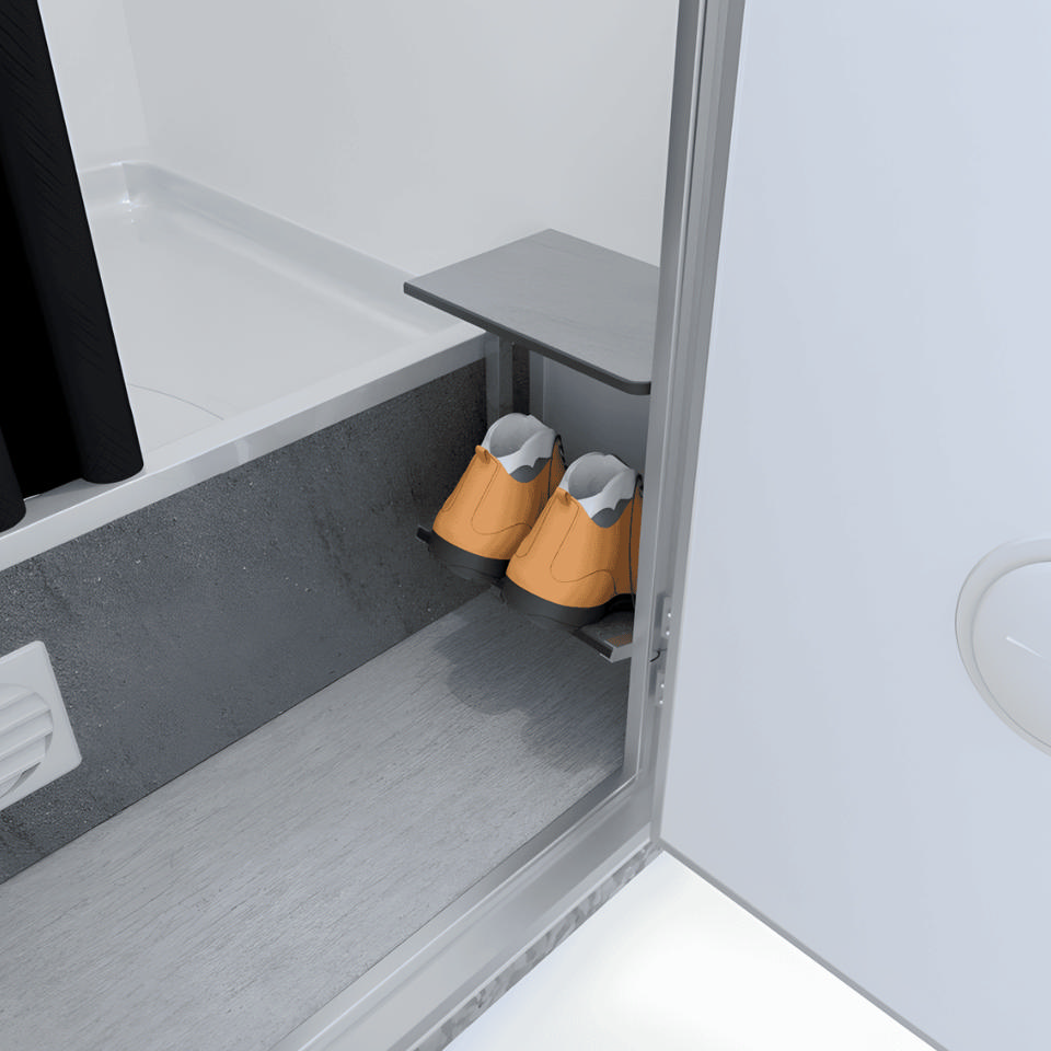 Bademodul med 3 bad - Badvogne- og moduler