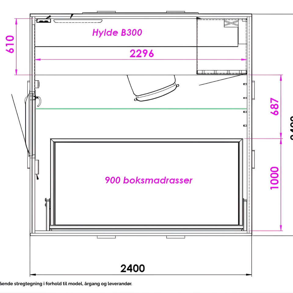 Kontor/sovemodul - Billet- og informationsvogne