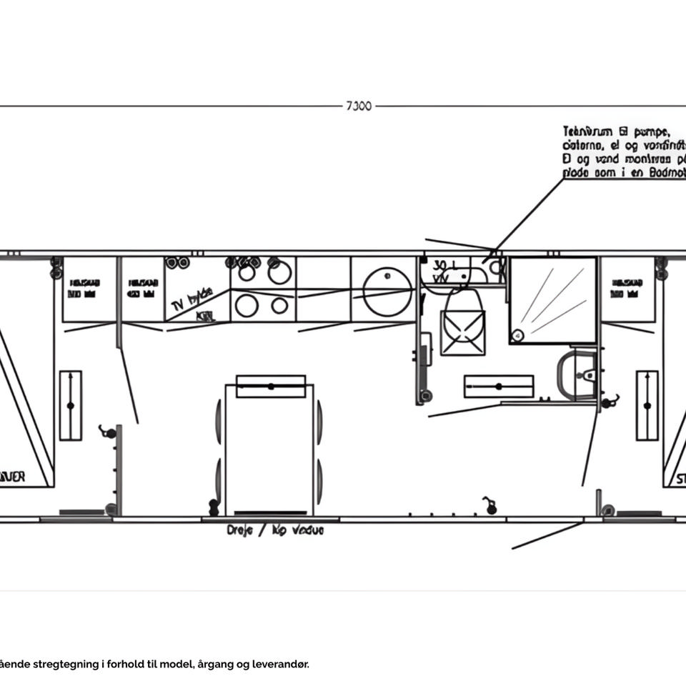 Beboelsesvogn 4 personer - Beboelsesvogne- og moduler
