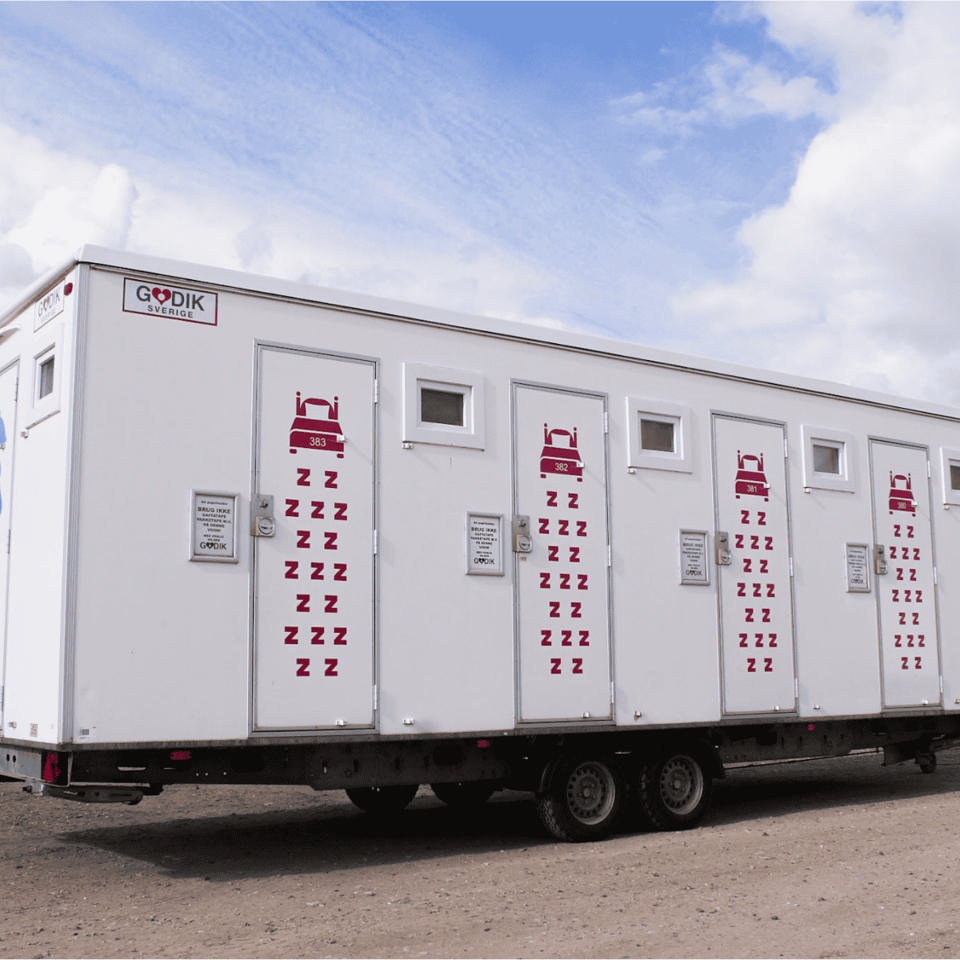 Beboelsesvogn til 8 personer - Beboelsesvogne- og moduler