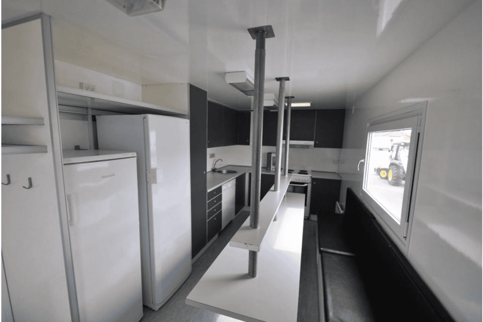 Køkken- og opholdsvogn - Køkken- og kantinevogne