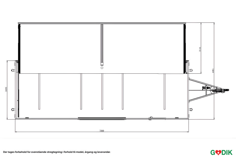 Side-by-Side vogn - Hotel- og kunstnervogne