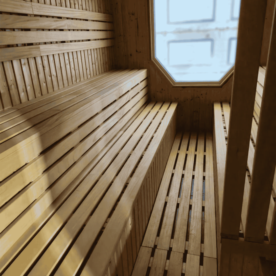 Saunavogn 9 meter - Diverse udstyr