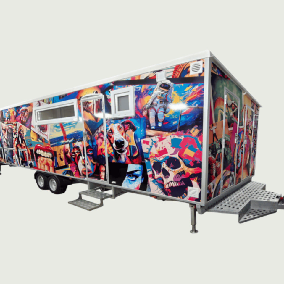 Saunavogn 9 meter - Diverse udstyr