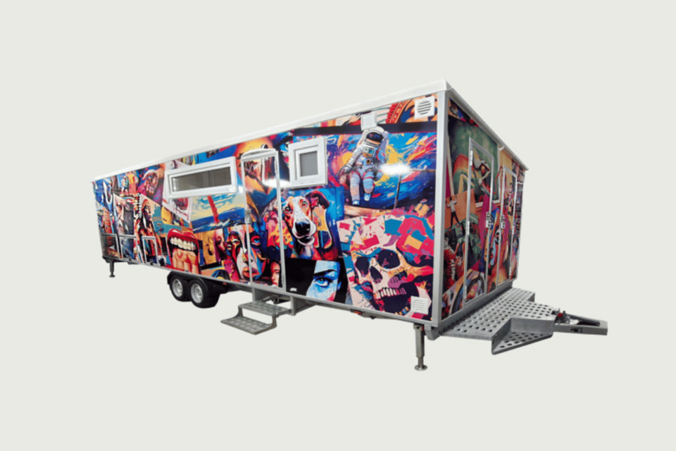 Saunavogn 9 meter - Diverse udstyr