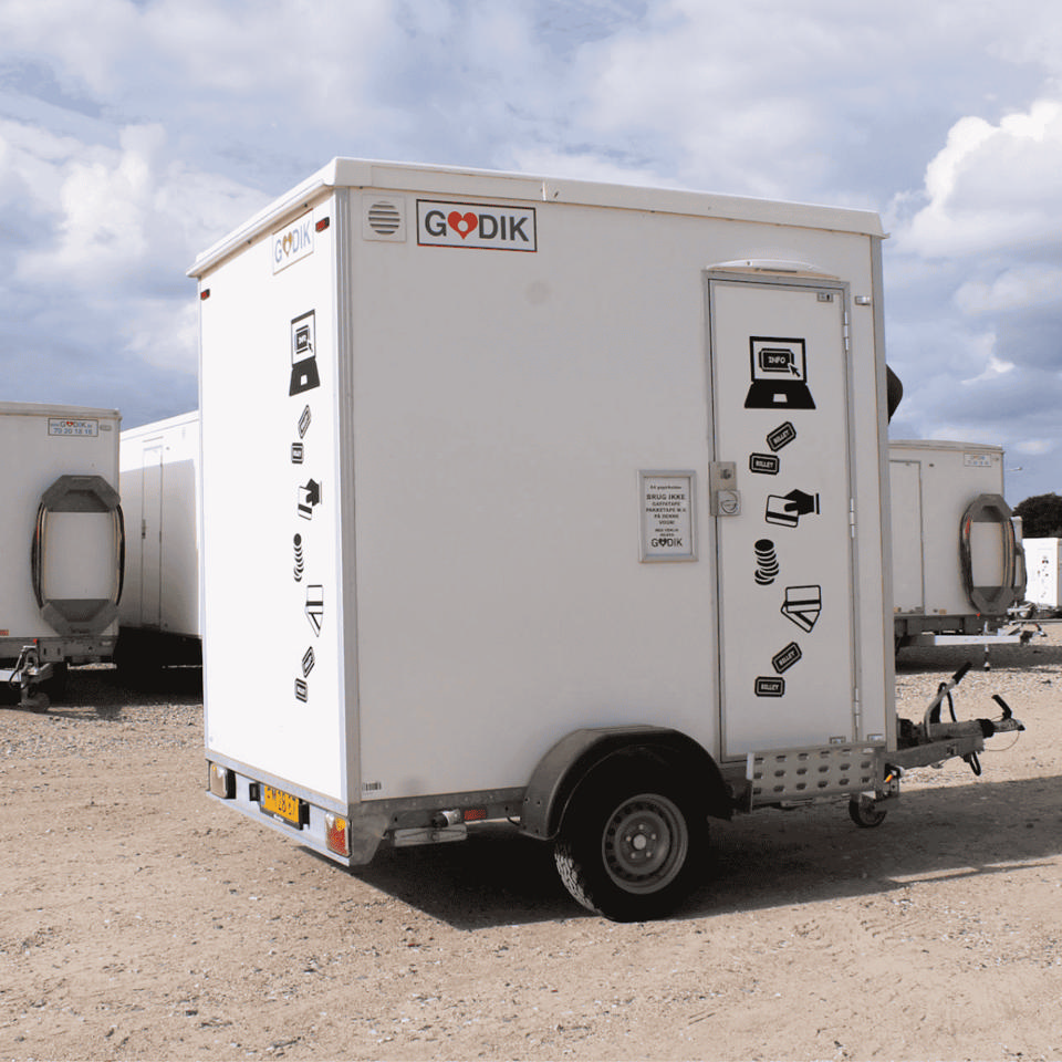 Lille billetvogn - Billet- og informationsvogne