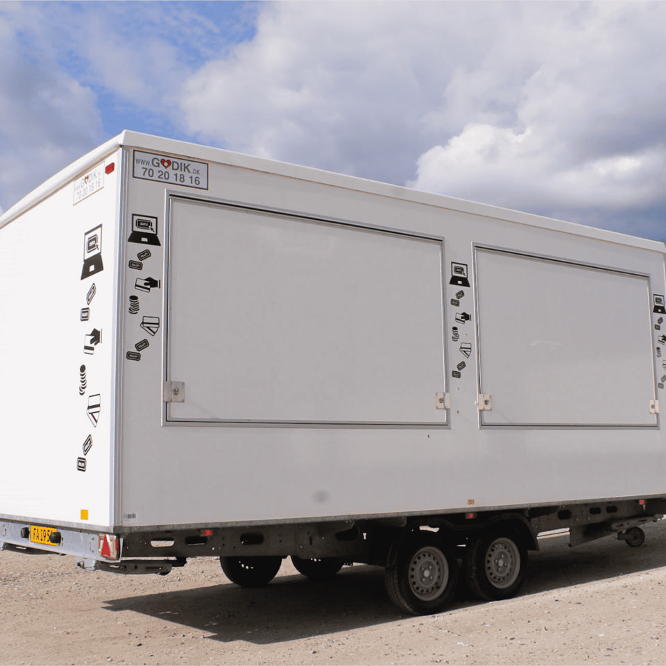 Stor billetvogn - Billet- og informationsvogne