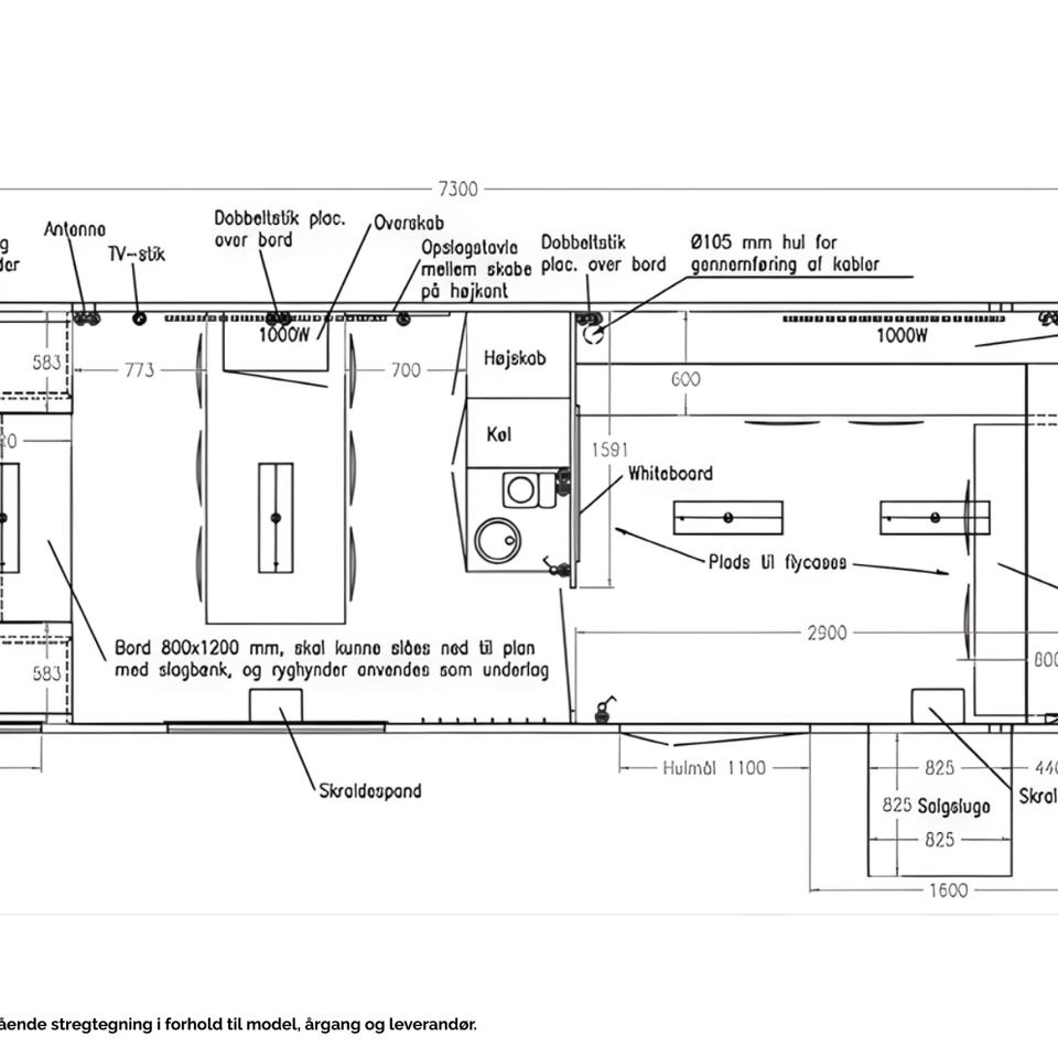 Produktionsvogn - Produktions- og securityvogne
