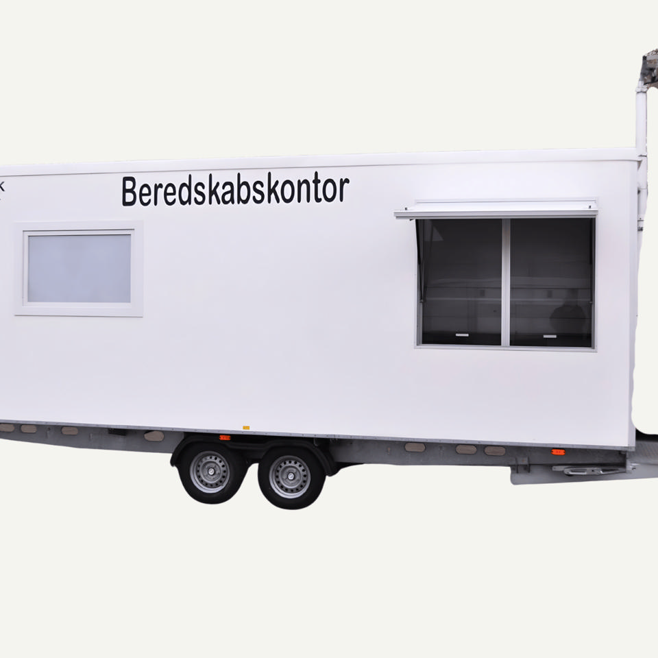 Beredskabskontor - Produktions- og securityvogne