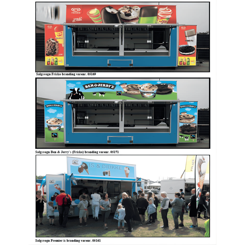 Salgsvogn - Salgs- og merchandiseboder