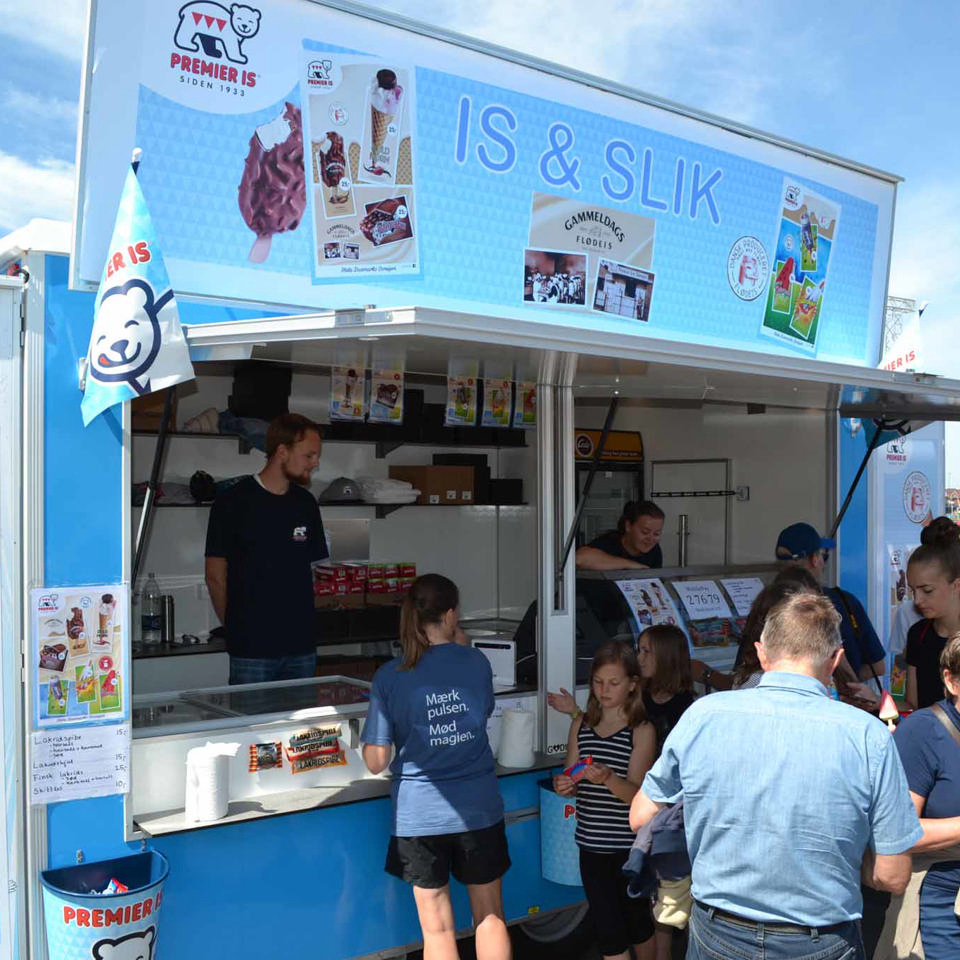 Salgsvogn - Salgs- og merchandiseboder