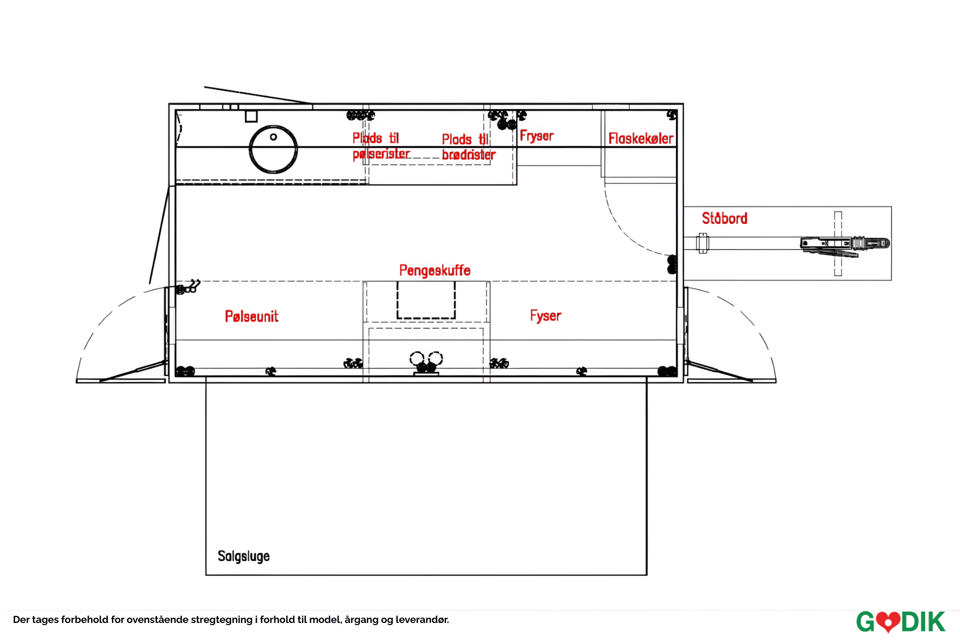 Salgsvogn - Salgs- og merchandiseboder
