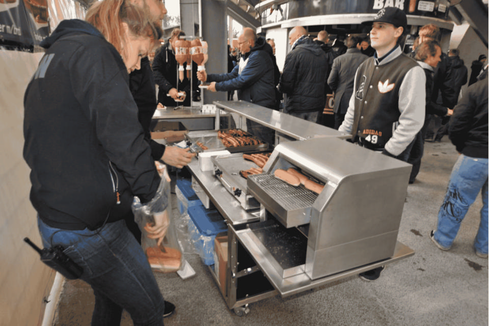 Pølse salgsbod - Salgs- og merchandiseboder