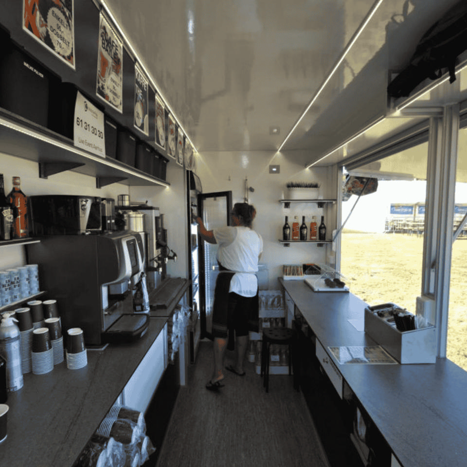 Kaffevogn - Salgs- og merchandiseboder