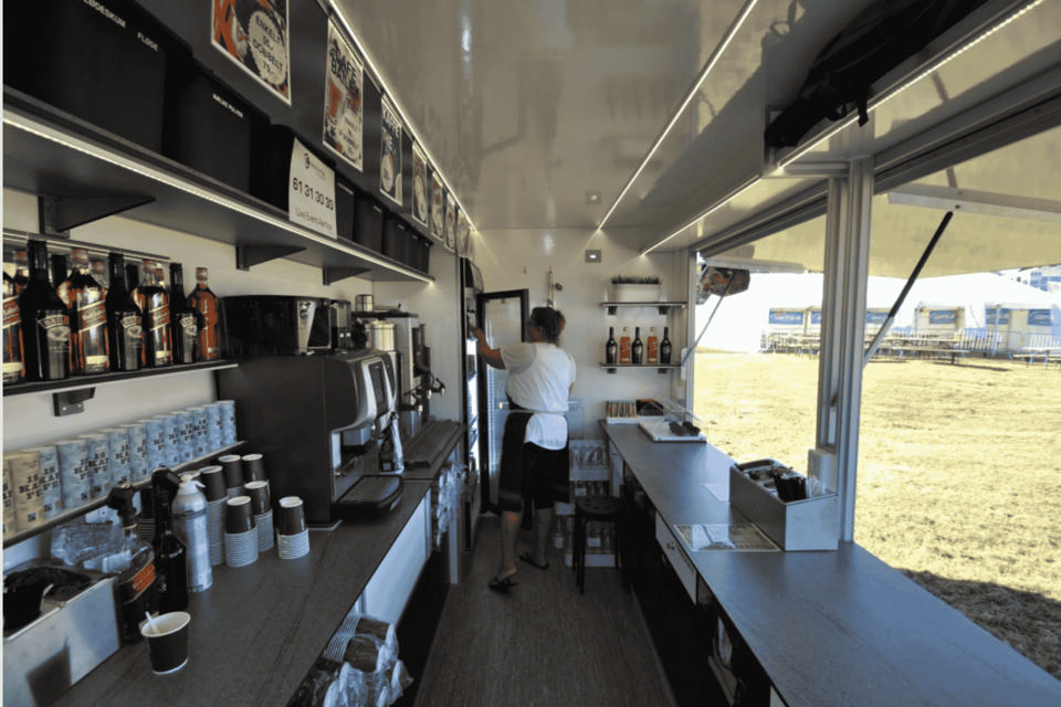 Kaffevogn - Salgs- og merchandiseboder