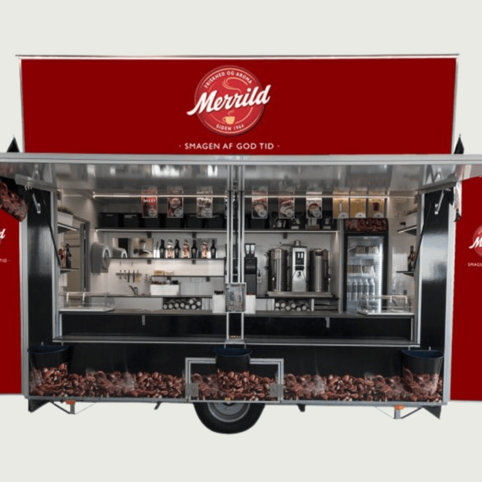 Kaffevogn - Salgs- og merchandiseboder