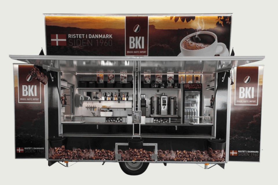 Kaffevogn - Salgs- og merchandiseboder