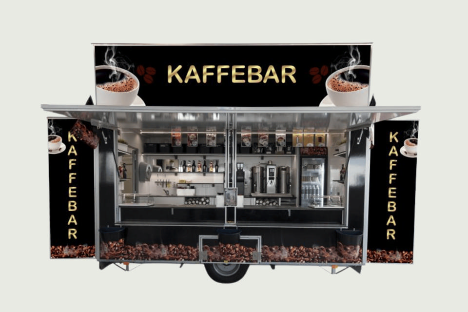 Kaffevogn - Salgs- og merchandiseboder