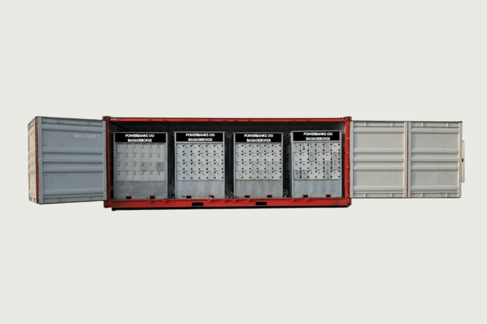 4 stk. bagageboks moduler - Bagagebokse og opladning