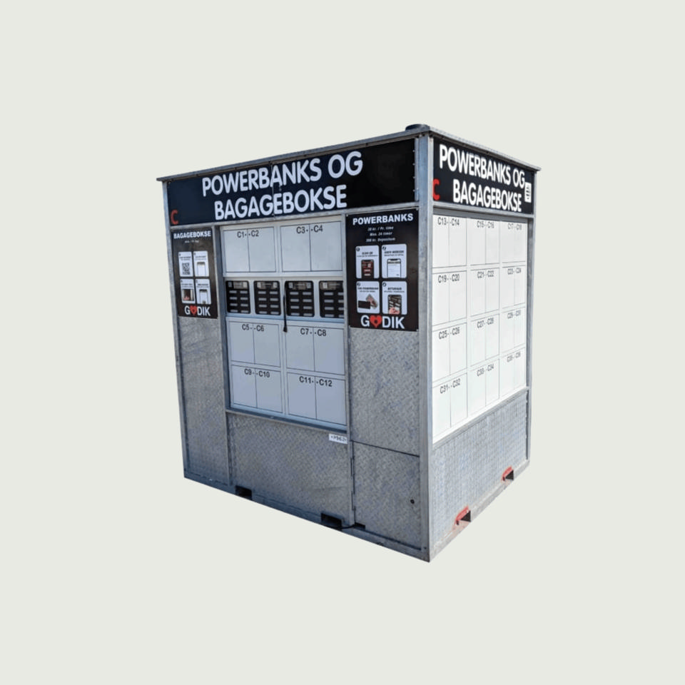 4 stk. bagageboks moduler - Bagagebokse og opladning