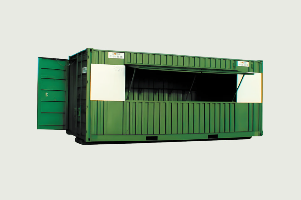 Salgscontainer - Salgs- og merchandiseboder