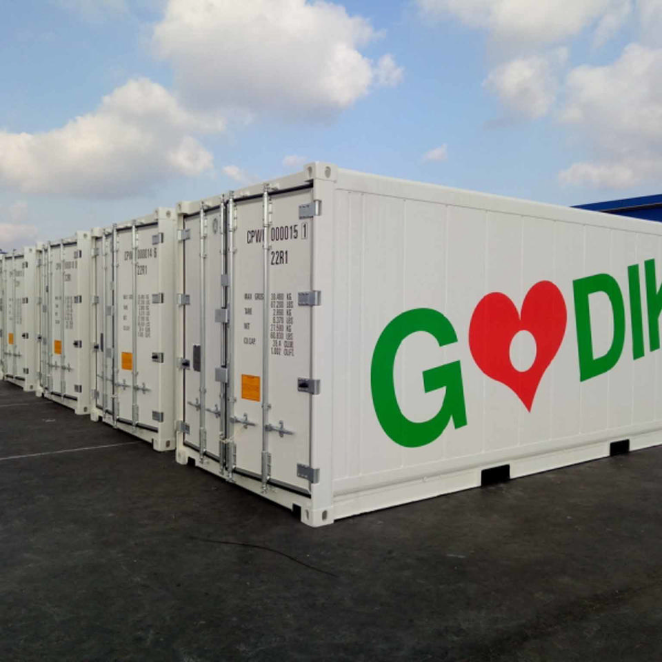 Køle/frysecontainer 20