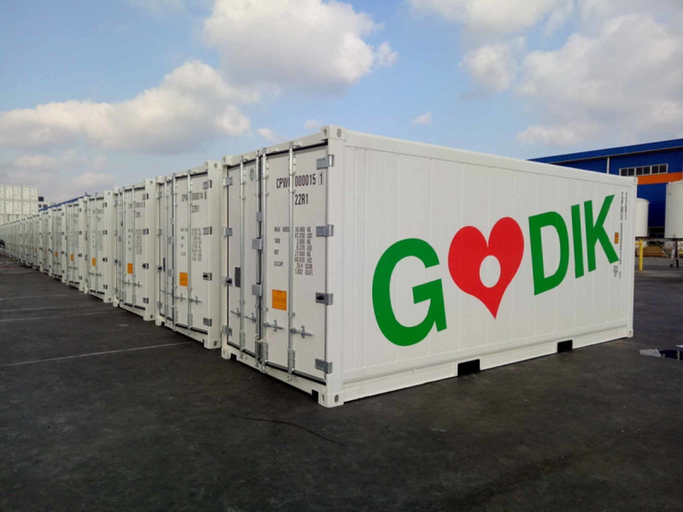 Køle/frysecontainer 20