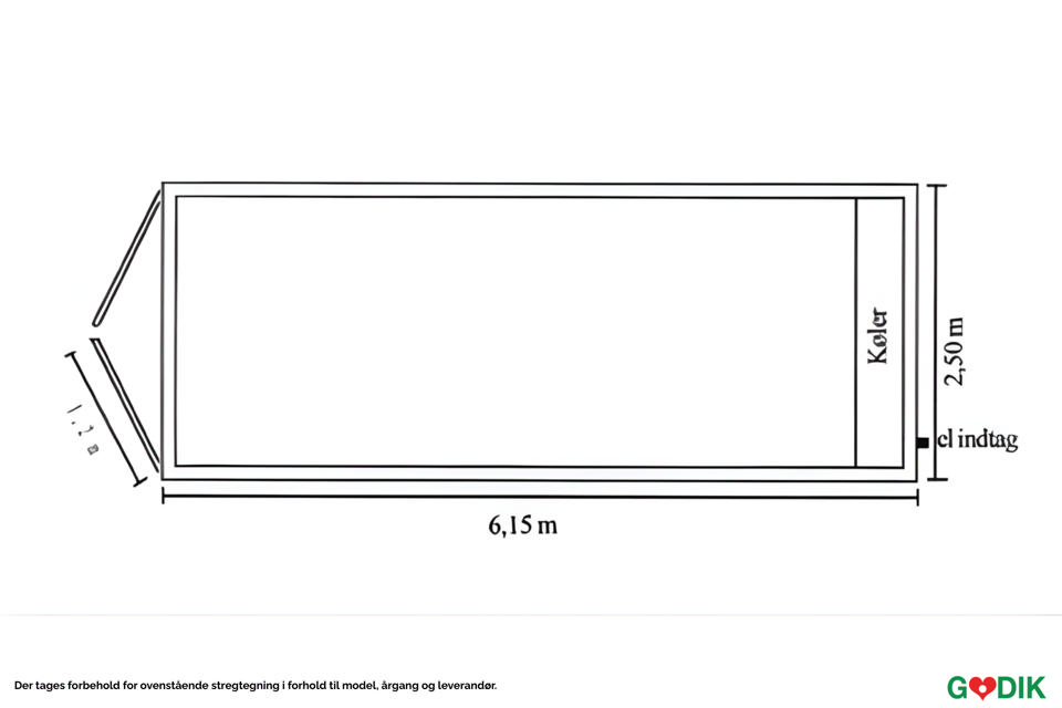Køle/frysecontainer 20