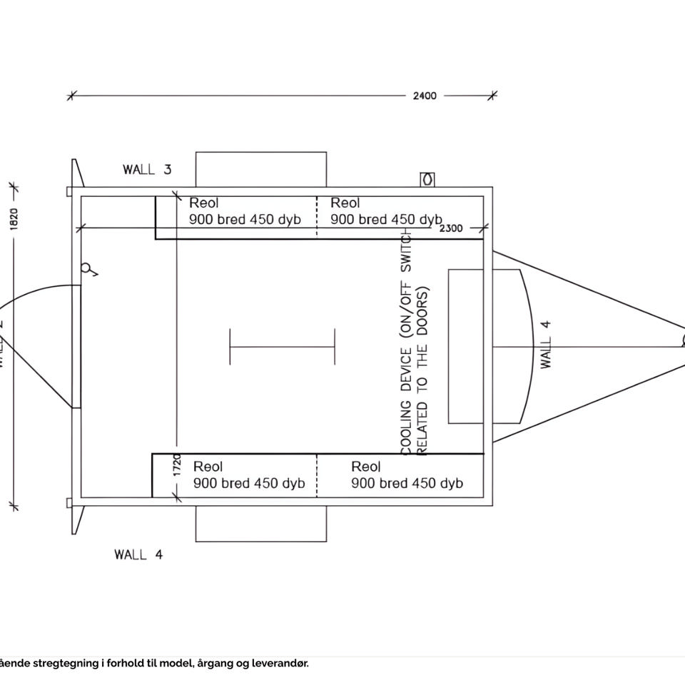 Køletrailer Mini - Køl & frys